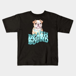 Beach Bound French Bulldog Kids T-Shirt